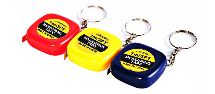 1M Mini Measuring Tape Key Buckle Portable Measure CM Tool globalswanky 01