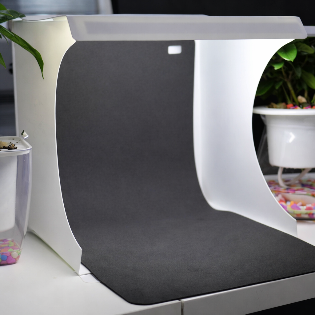 Folding Mini Studio LED Photo Studio with Props for Shots