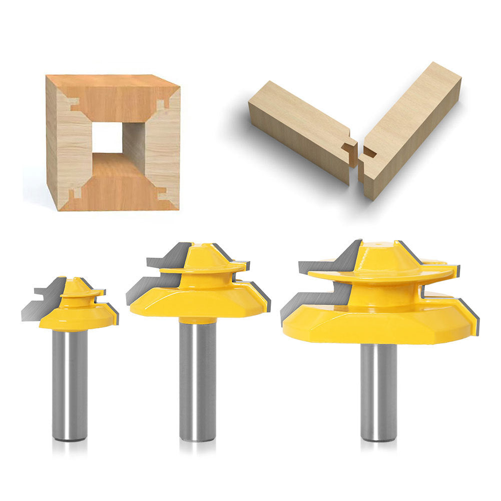 1/2 shank 1/4 shank 45-degree dovetail cutter