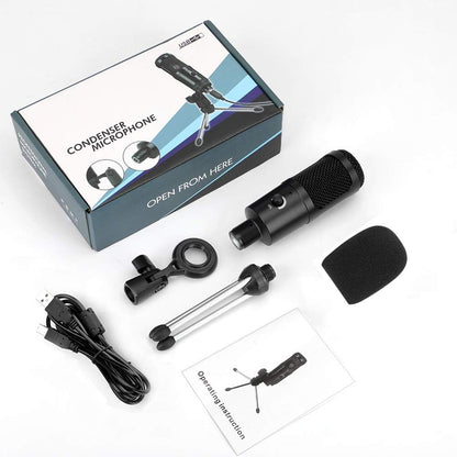 Condenser Microphone for Computer, Gaming, and Live Recording