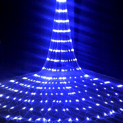 Net Lights and Water String Lights Perfect for Outdoor Setup