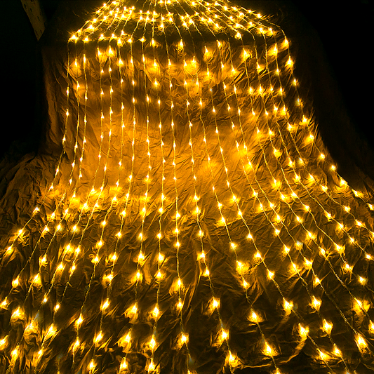 Net Lights and Water String Lights Perfect for Outdoor Setup