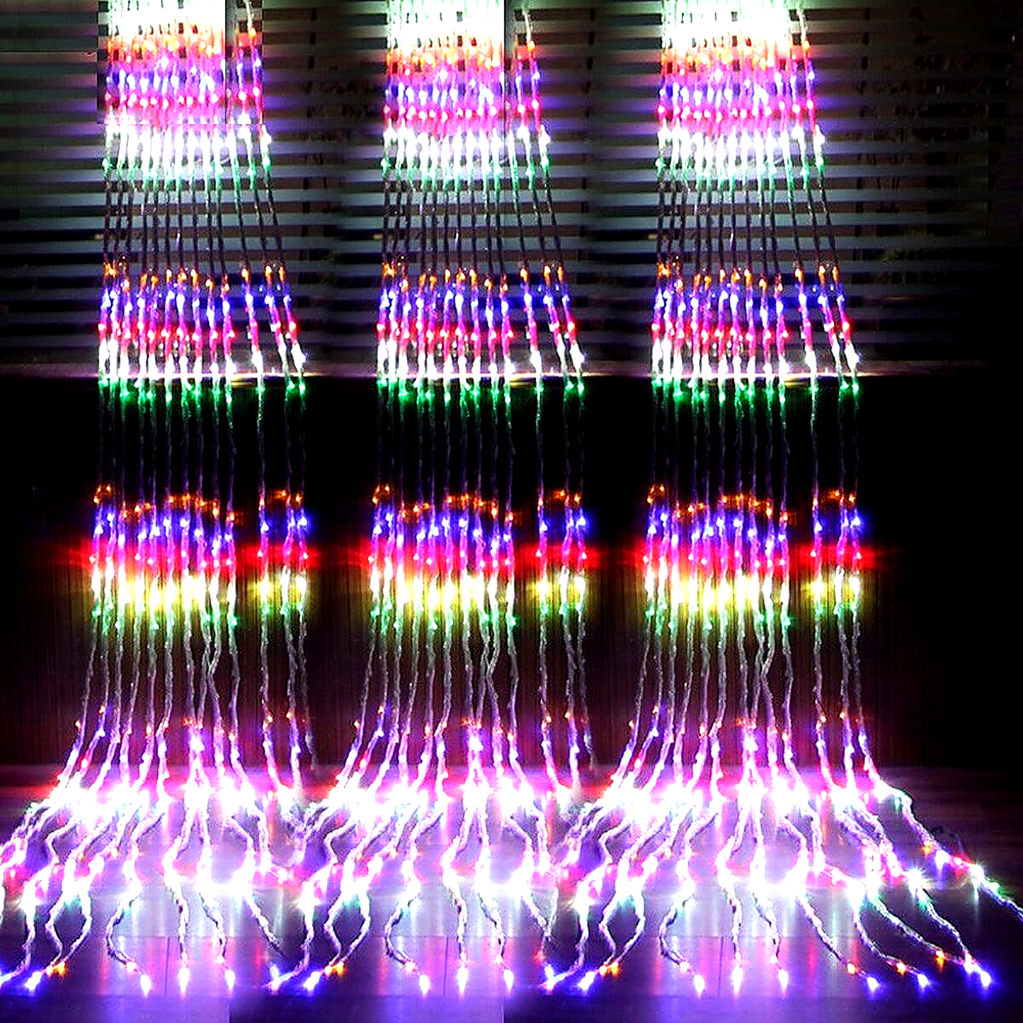Net Lights and Water String Lights Perfect for Outdoor Setup