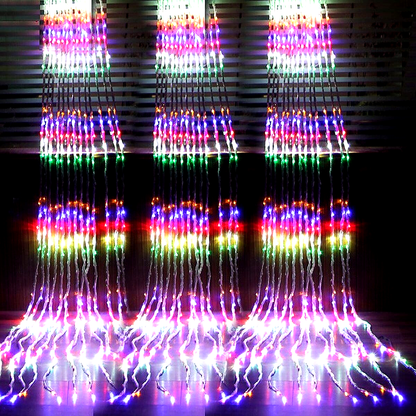 Net Lights and Water String Lights Perfect for Outdoor Setup