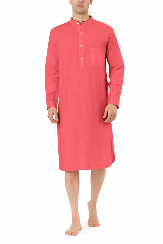 Fashion Simple Pocket Men’s Shirt Robe Stylish & Comfortable