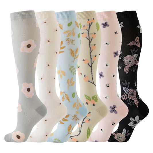 1 set = 6 pairs: Long tube shaping stockings for the calves