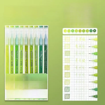 Morandi Color Gel Pens for Journaling Notes and Study Set