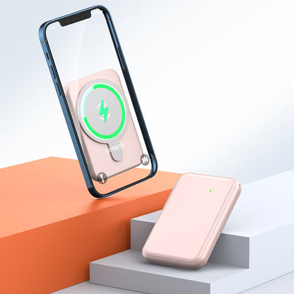 Buy 5000mAh Mini Magnetic Wireless Power Bank Portable Charger