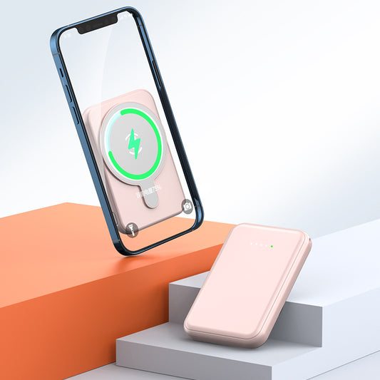 Buy 5000mAh Mini Magnetic Wireless Power Bank Portable Charger