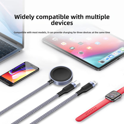Magnetic Wireless Charger with USB Data Cable for Devices