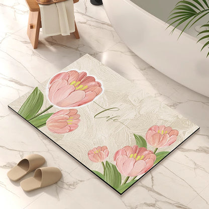 Diatomaceous Earth Bath Mat for Quick-Dry Bathroom Comfort