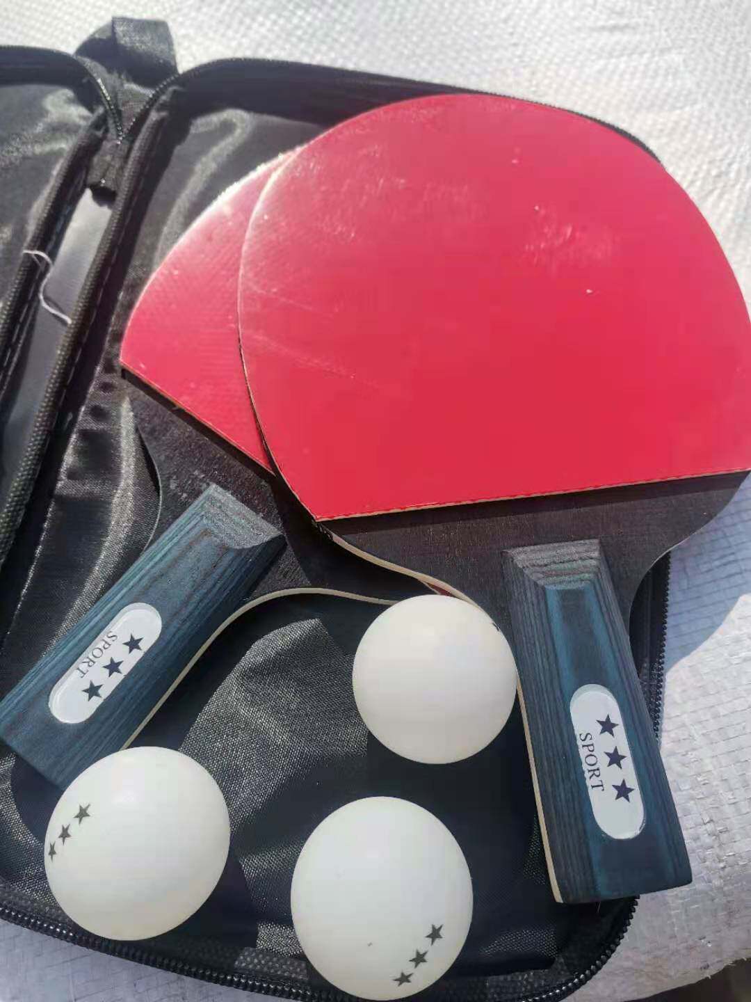 Table Tennis Racket Set with Net Stand for Family Fun Play