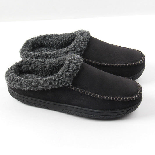 Men’s Cotton Slippers Outdoor Use Winter Home Wear Shoes