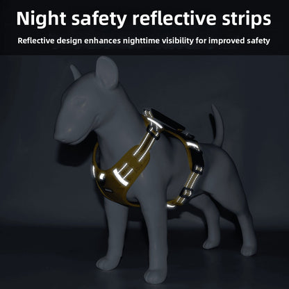 Adjustable Explosion-Proof Dog Harness with Leash Daily Fit
