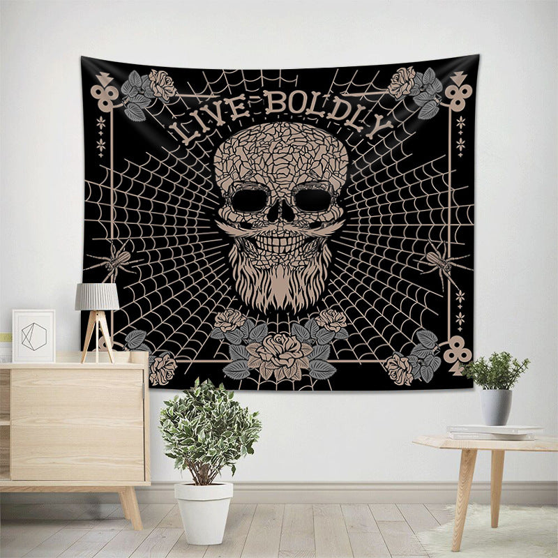 Skull Home Improvement Stylish Room Tapestry Wall Decoration