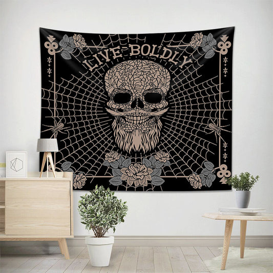 Skull Home Improvement Stylish Room Tapestry Wall Decoration