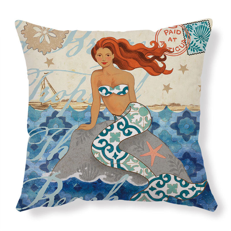 Sea Turtle Printed Cushion Covers  Stylish Throw Pillow Cases