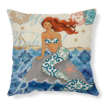 Sea Turtle Printed Cushion Covers  Stylish Throw Pillow Cases