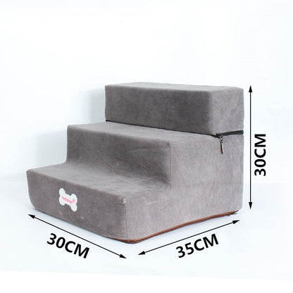 Buy For Pet Bed Stairs for Cats and Dogs Safe Climbing Steps.