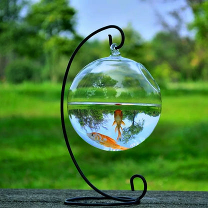 Buy Decorative Hanging Glass Fish Tank for Home & Office Decor