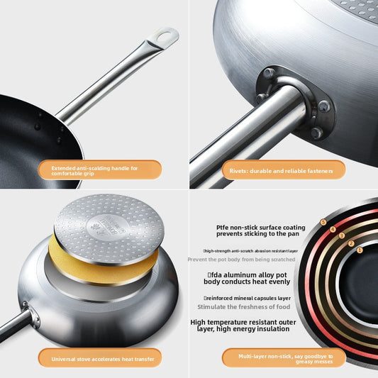 Nonstick Frying Pan for Easy Daily Home Kitchen Cooking Use