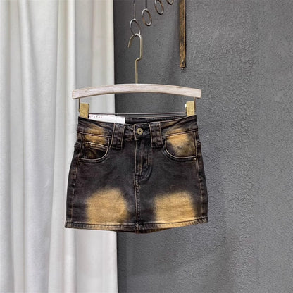 Women’s Retro All-Match Sassy Denim Skirt Stylish & Trendy