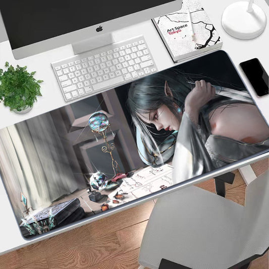 Anime Design Large Mouse Pad for Gaming and Office Desk Setup