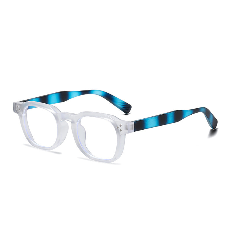 Fashion Round Frame Studded Sunglasses for Eye Protection