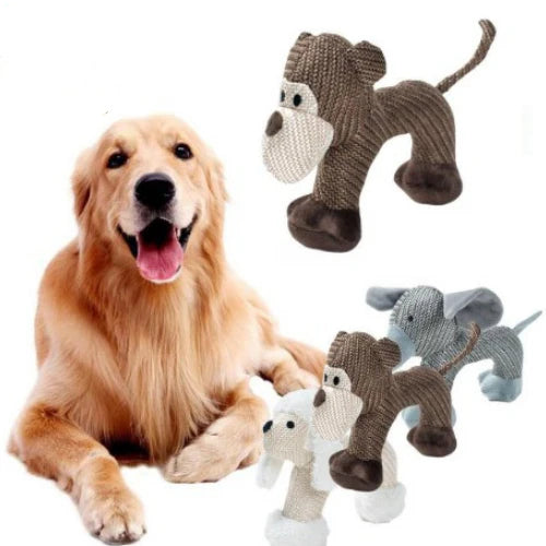 Buy Squeaky Plush Dog Chew Toy For Puppies – Interactive Fun Toy