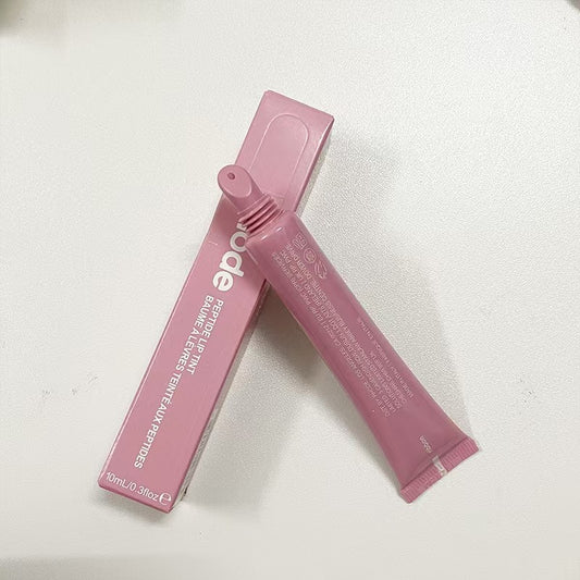 Moisturizing tinted lip gloss and lipstick