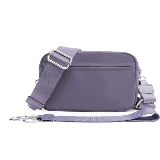 Men's Waterproof Crossbody Waist Bag Double Layer