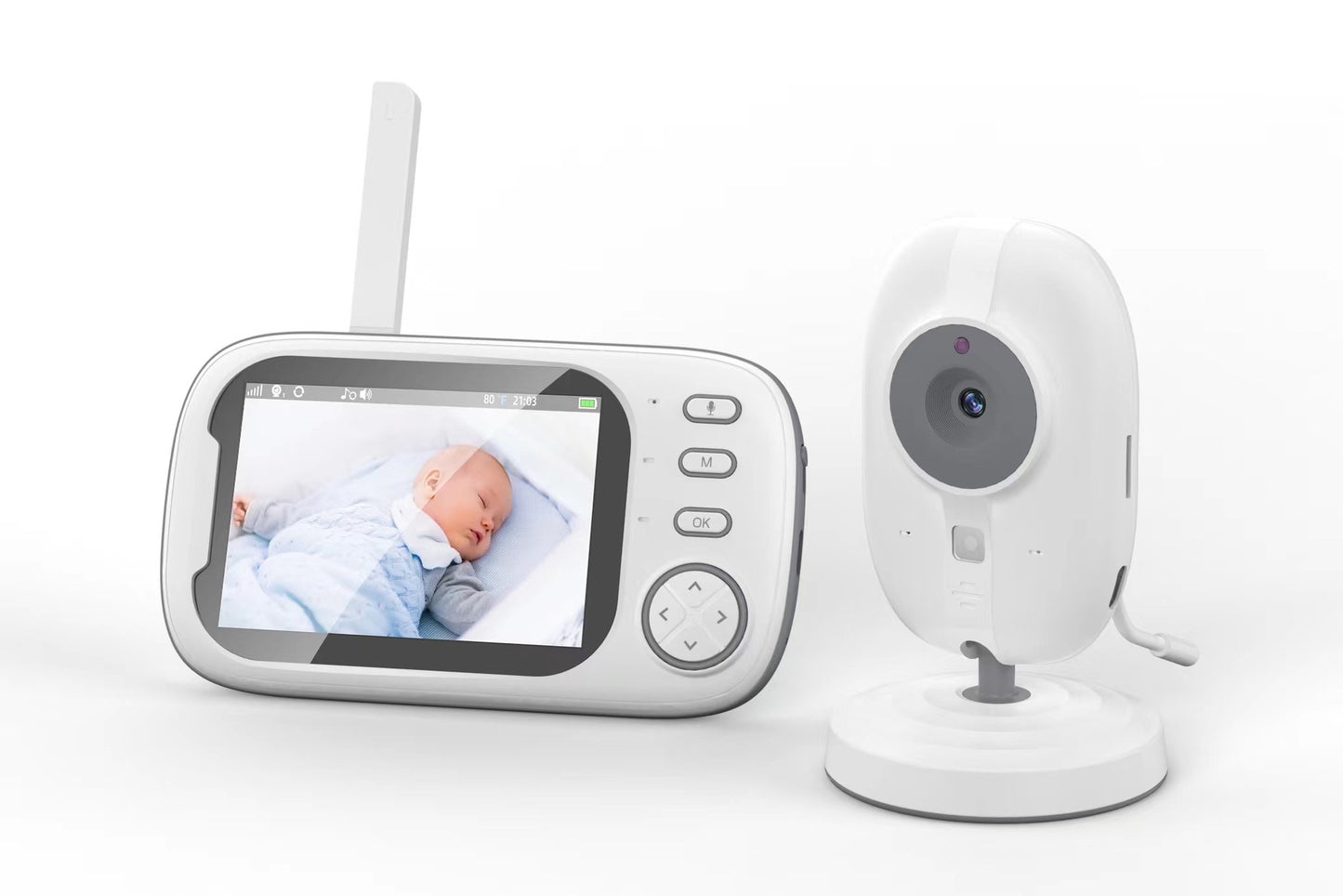 3.5 Inch Baby Monitor with Video Screen for Nursery Care
