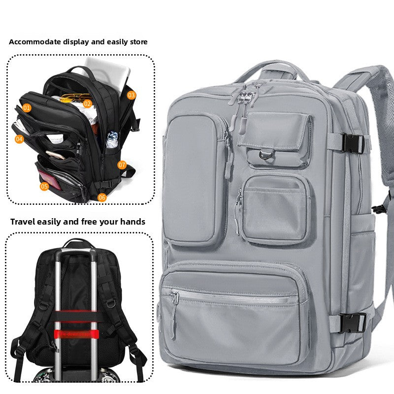 Air Cushion Travel Backpack Laptop Compartment for Work Bag