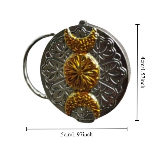 Buy Triple Moon Silver Locket with Tree of Life Pendant