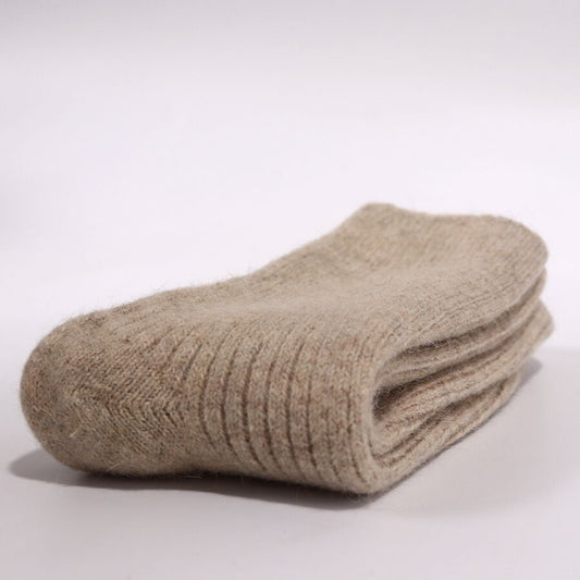 Rabbit Wool Blend Fleece Lined Winter Socks Warm Daily Wear