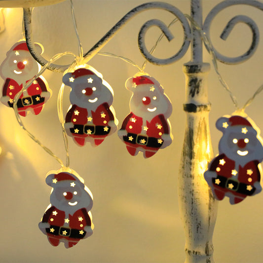 Buy Christmas LED Light String Santa Snowman Elk Ornament Decor
