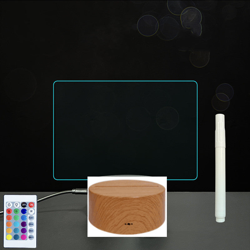 3D Acrylic Handwriting LED Message Board for Creative Decor