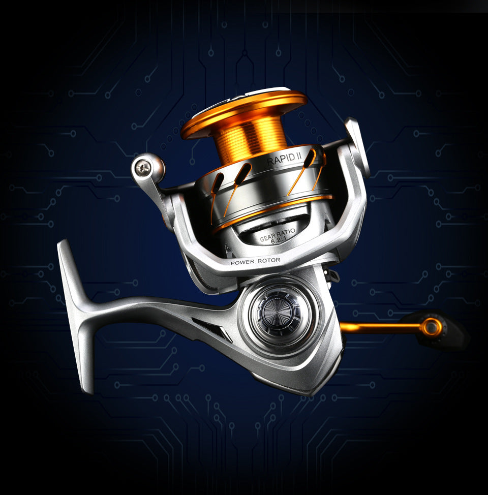 Long Cast All-Metal Fishing Reel – Smooth & Durable Design