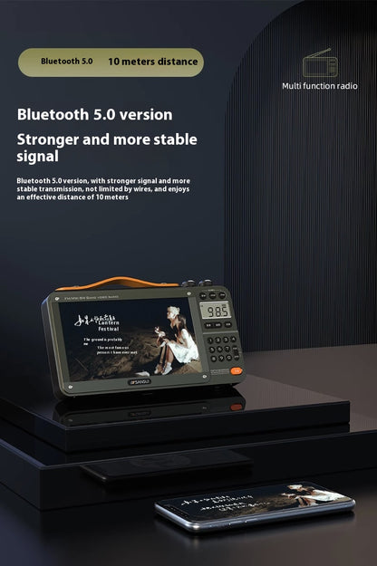 Home Elderly Radio – Full Band Bluetooth HD Video Player