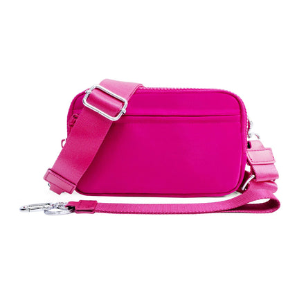 Men's Waterproof Crossbody Waist Bag Double Layer