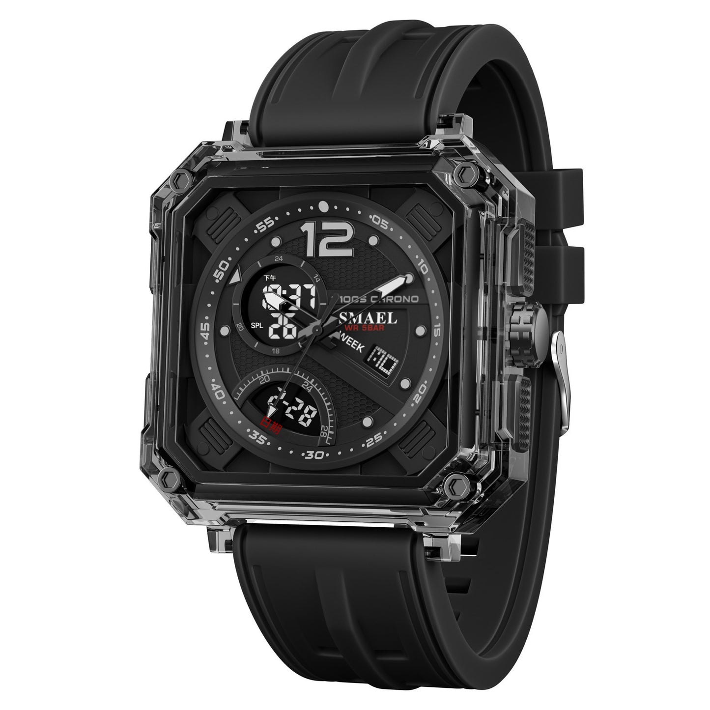 Fashionable Trendy Men’s Electronic Watch Precise Timekeeping
