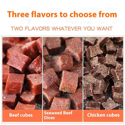 Buy Dried Beef Cubes Dog Snacks Training Reward Pet Treats
