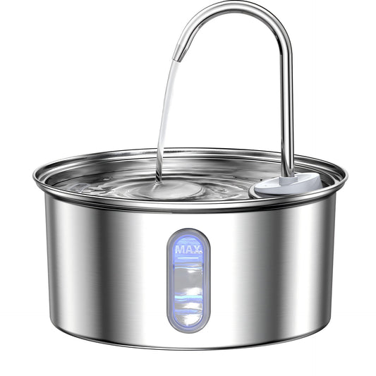 Stainless Steel USB Pet Water Dispenser with Filter