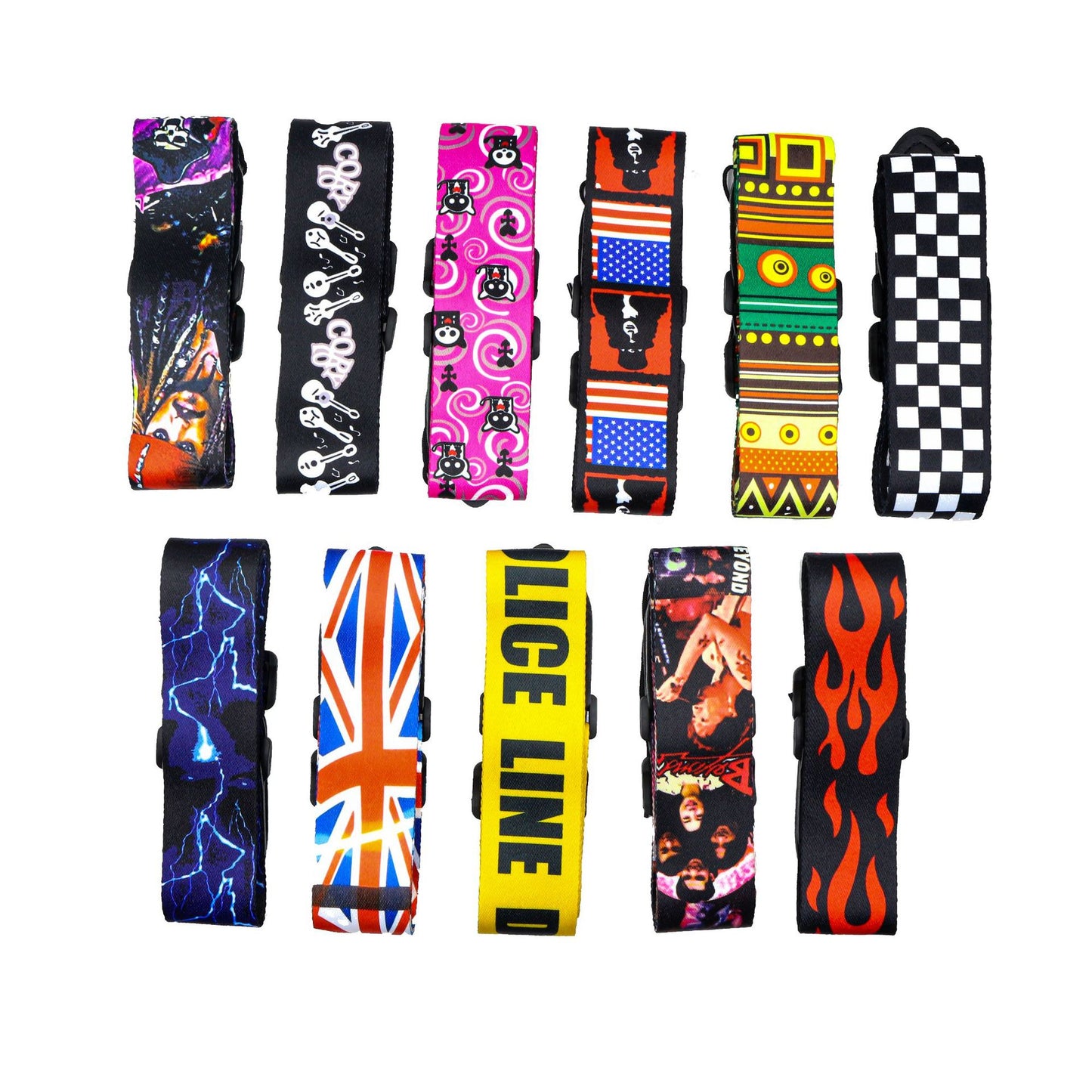 Widened Polyester Guitar Strap