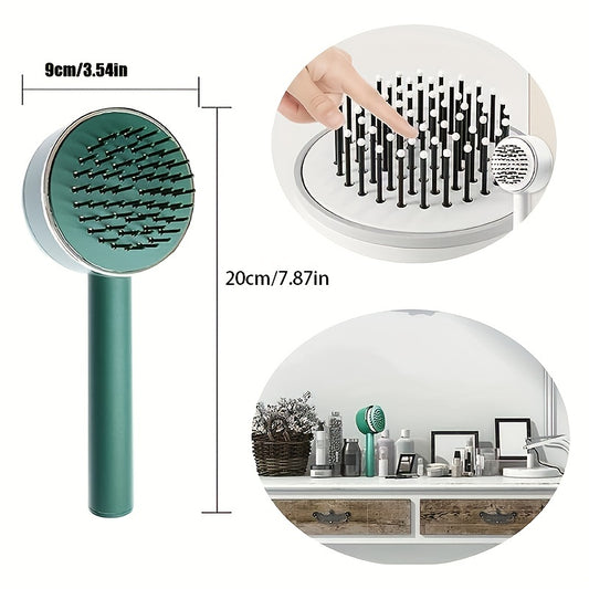 Self-Cleaning Hair Brush Anti-Static Airbag Massage Comb