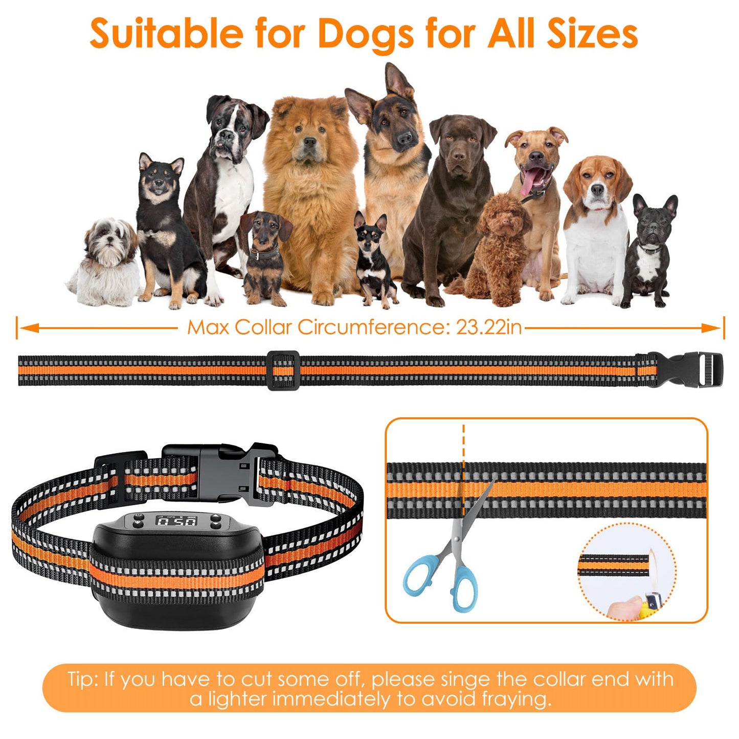  2-in-1 Dog GPS Fence Tracker Wireless Collar 32–2887FT Range
global-swanky 3