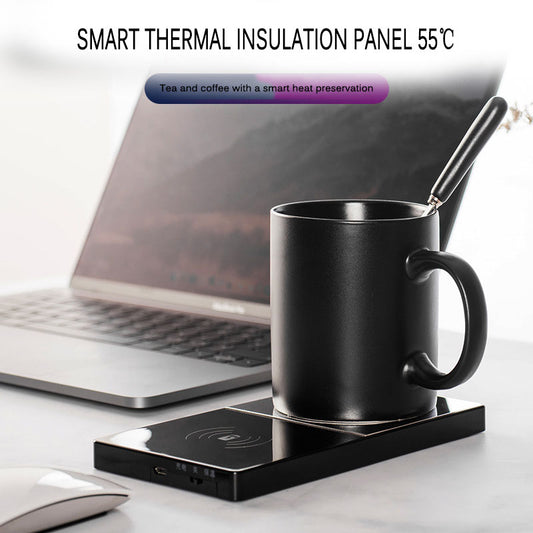 2-in-1 Heating Mug Cup Warmer – Electric Wireless Charger
global-swanky 1