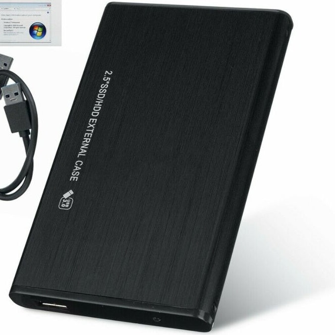 2.5 Inch SATA SSD Enclosure for Portable External Data Storage Global swanky 1