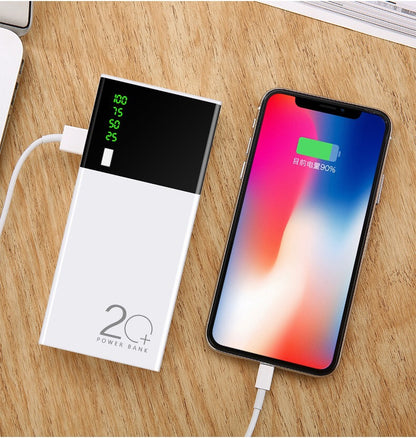 20000mAh Power Bank – Black Rice Customized Portable Charger global swanky 2