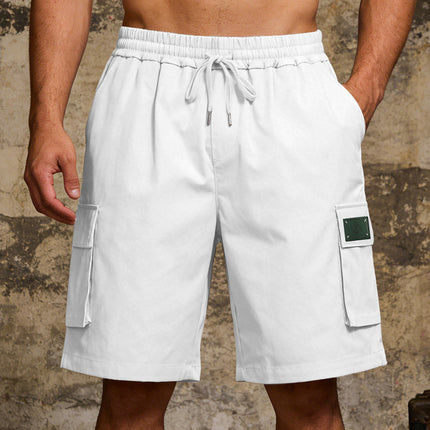 Buy Men’s Loose Elastic Casual Multi Pocket Shorts for Summer Wear